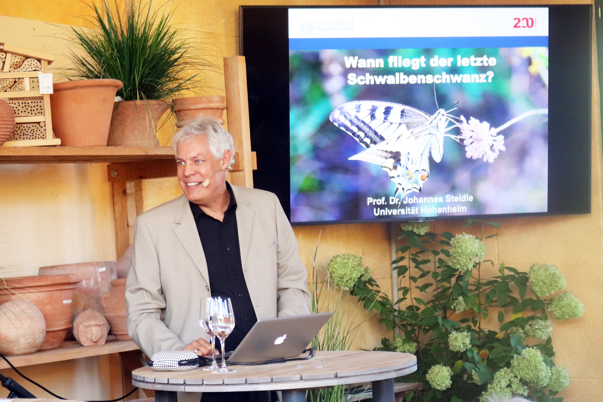 Vortrag von Professor Dr. Johannes Steidle über das Insektensterben in der Veranstaltungsreihe Siegwarths Umweltgespräche in Singen-Bohlingen